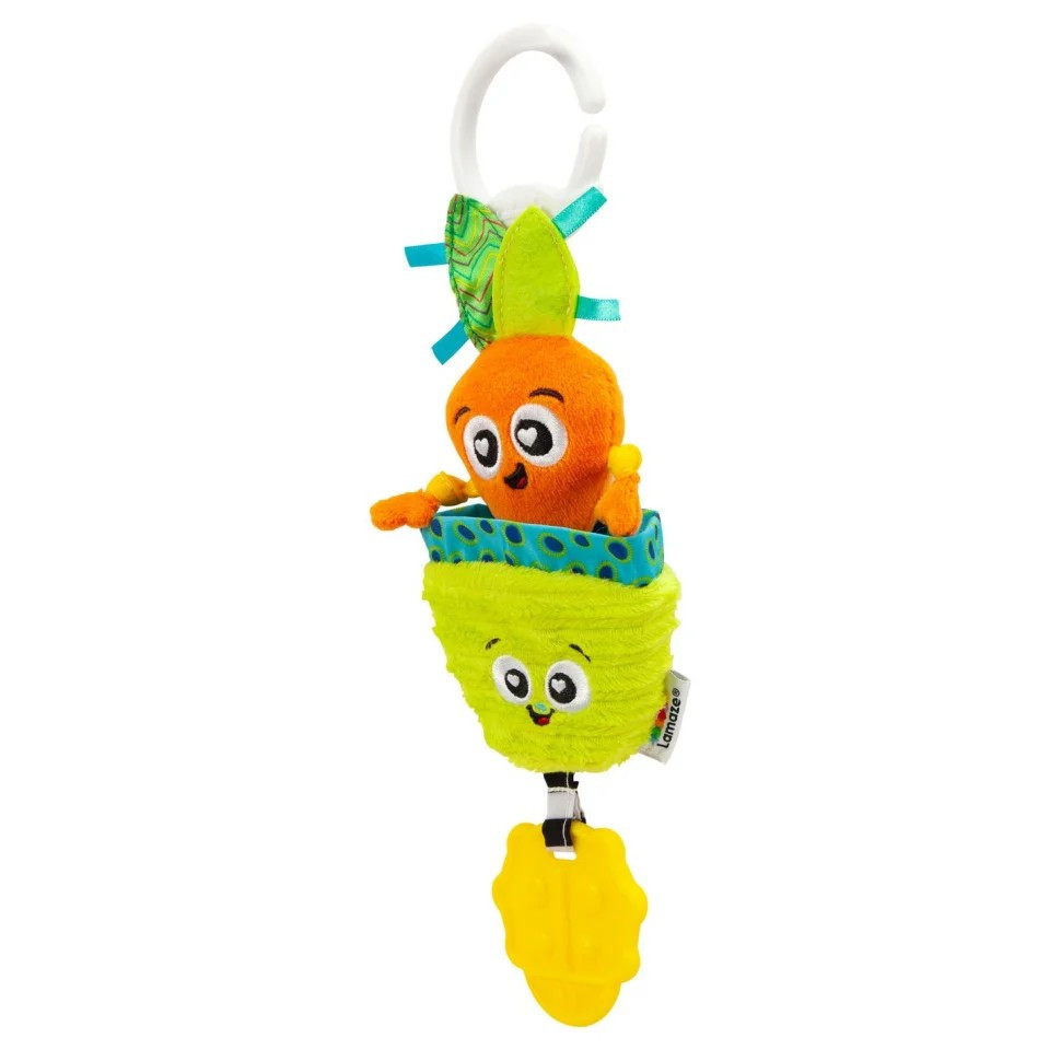 Lamaze L27381 Carrot Soft Toy with Teether