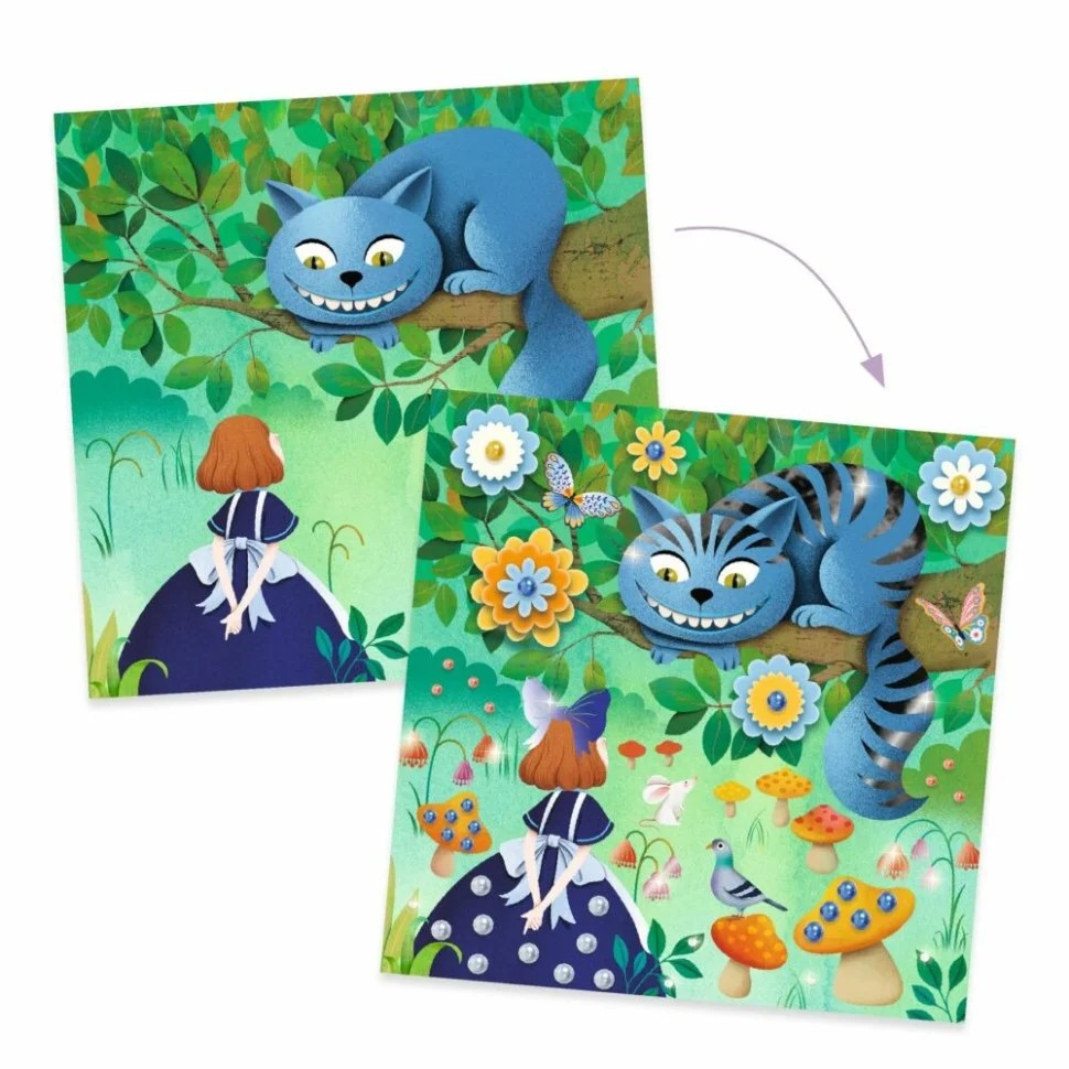 Djeco DJ09428 "Wonderland" creative set develops fine motor skills Djeco DJ09428 "Wonderland" creative set develops fine motor skills