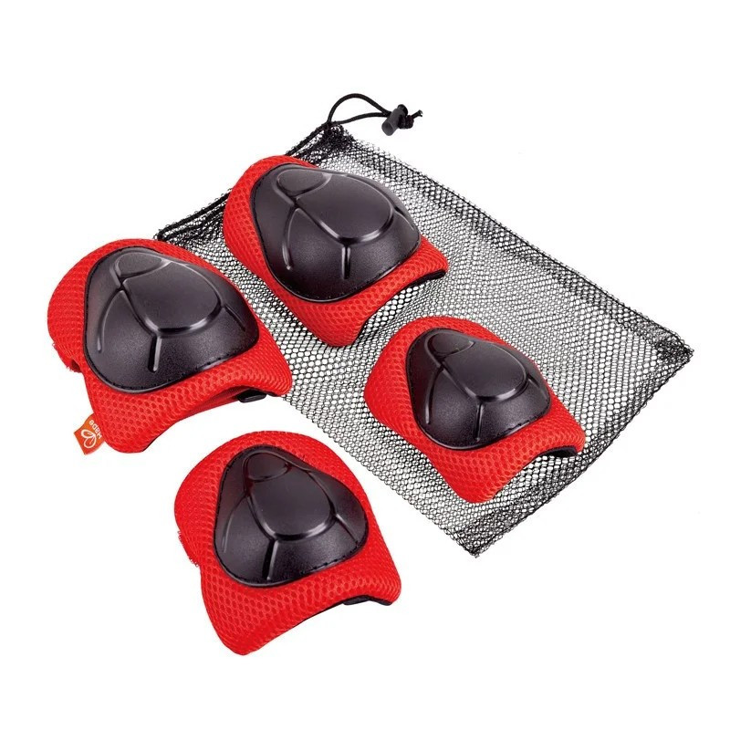 Hape Adventure Knee and Elbow Pads Set E1086, Red