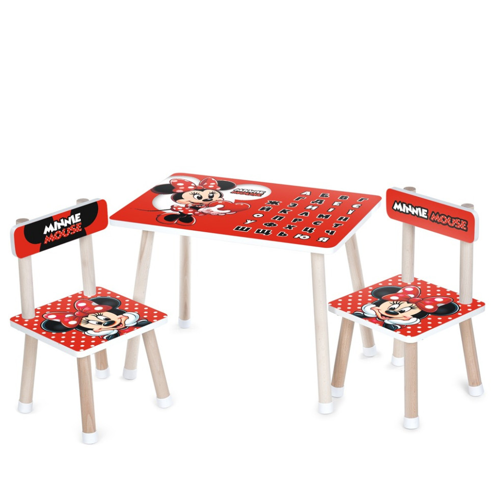Children's Table M 501-32 tabletop 60 x 40 cm, 2 chairs