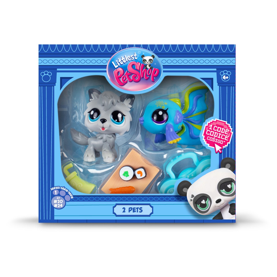 Ігровий набір "Рок-н-ролльні суши" Littlest Pet Shop 00526 аксесуари та 2 фігурки