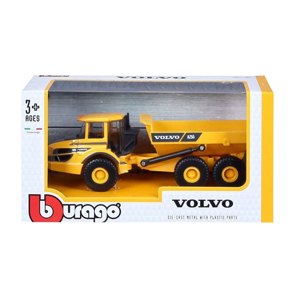 Автомодель "Самосвал Volvo A25G" Bburago 18-32085 серії Construction Автомодель "Самосвал Volvo A25G" Bburago 18-32085 серії Construction