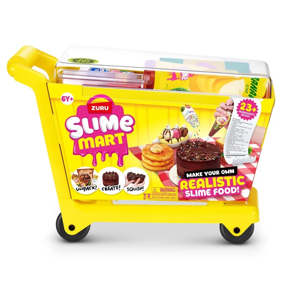 Ігровий набір зі слизнями "Тележка смаколиків" Slime Mart 15907 серії "Shopping Cart"