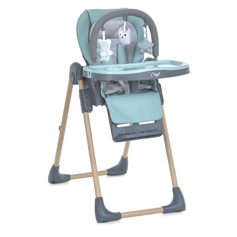 CRAFT ME 1115-W Mint Baby Feeding Chair, up to 15 kg