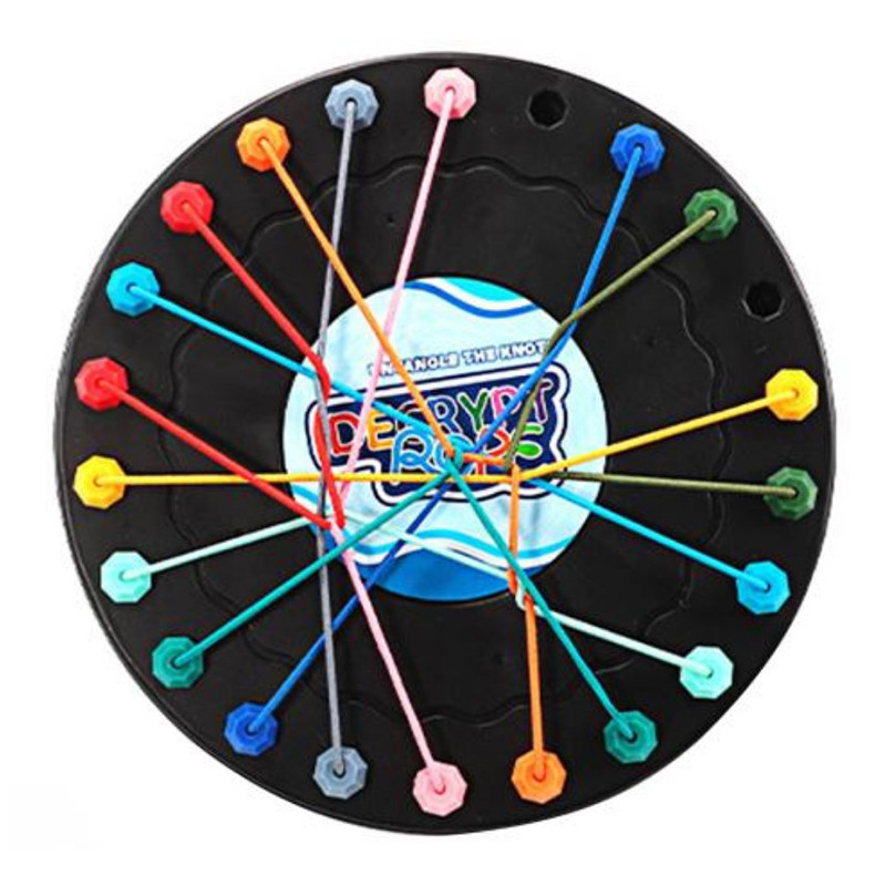 Board Game "Tangled Ropes" N2025E 10 rubber bands, 20 caps
