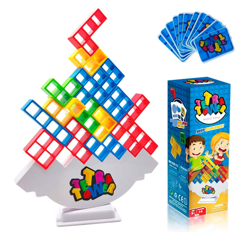 Tabletop game "Tetra Tower" Bambi TET-88103B 32 pieces