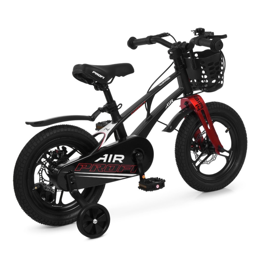 Дитячий двоколісний велосипед Air Pro MB 161059 black, 16 дюймів Дитячий двоколісний велосипед Air Pro MB 161059 black, 16 дюймів