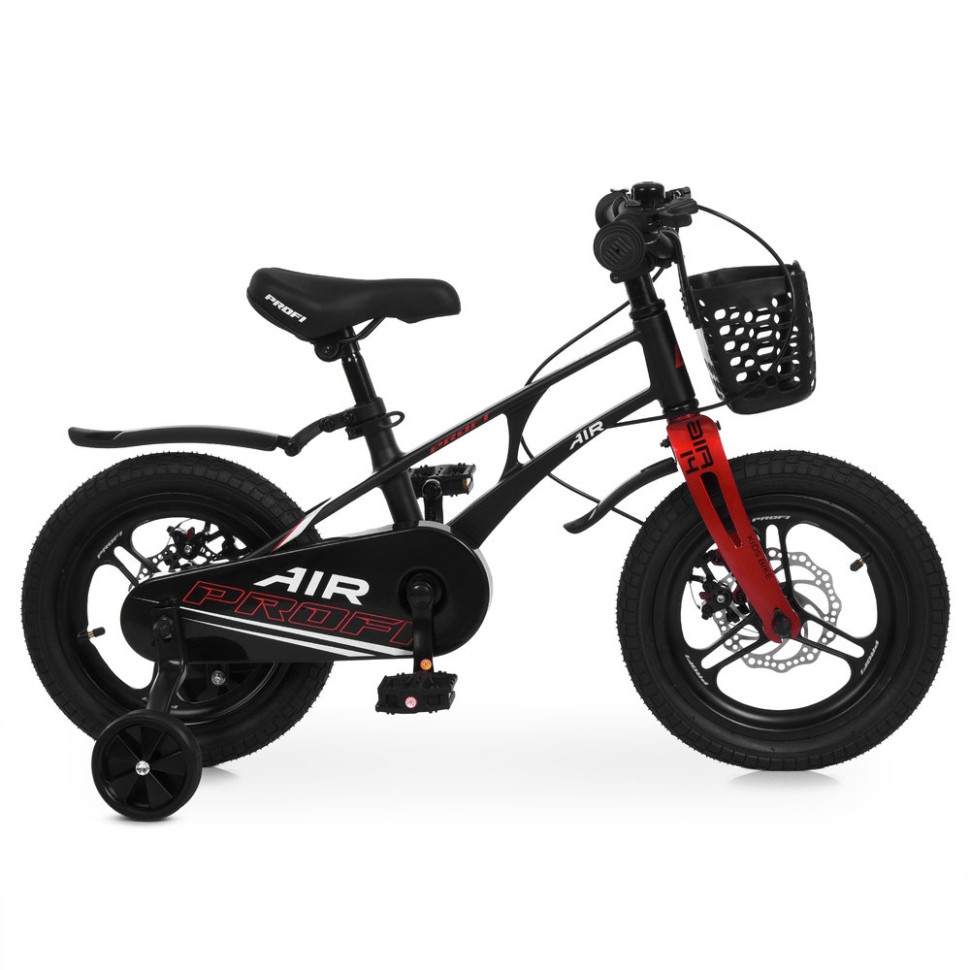 Дитячий двоколісний велосипед Air Pro MB 161059 black, 16 дюймів Дитячий двоколісний велосипед Air Pro MB 161059 black, 16 дюймів