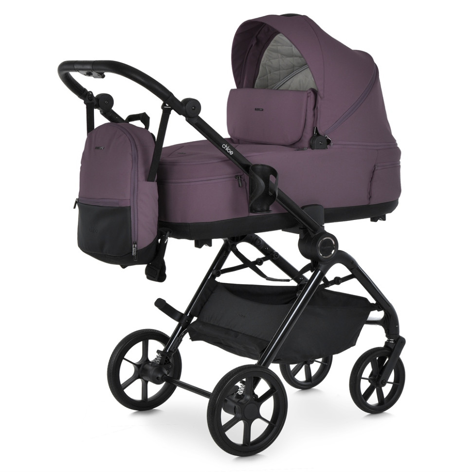 Коляска универсальная 2 в 1 CHLOE ME 1191-1 Plum Wine Коляска универсальная 2 в 1 CHLOE ME 1191-1 Plum Wine