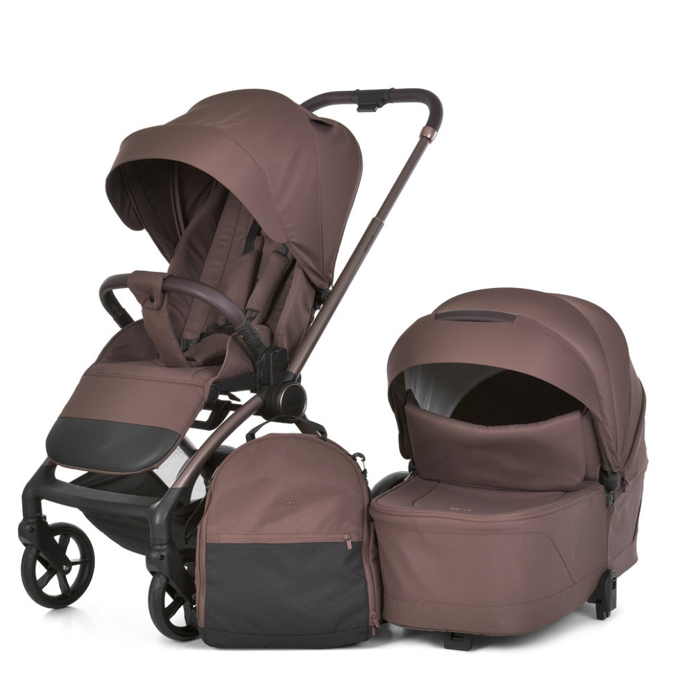 Коляска универсальная 2 в 1 PERSONA ME 1091-2 Cocoa Brown