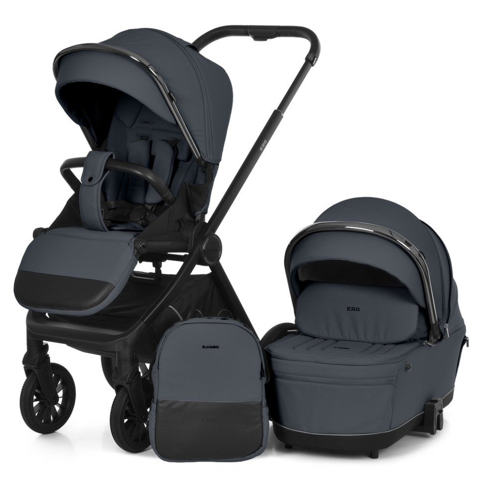 Universal stroller 2 in 1 ERA ME 1100-2 Charcoal Gray